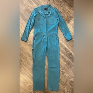Wildfang Essential Long-Sleeve Coverall (Teal)